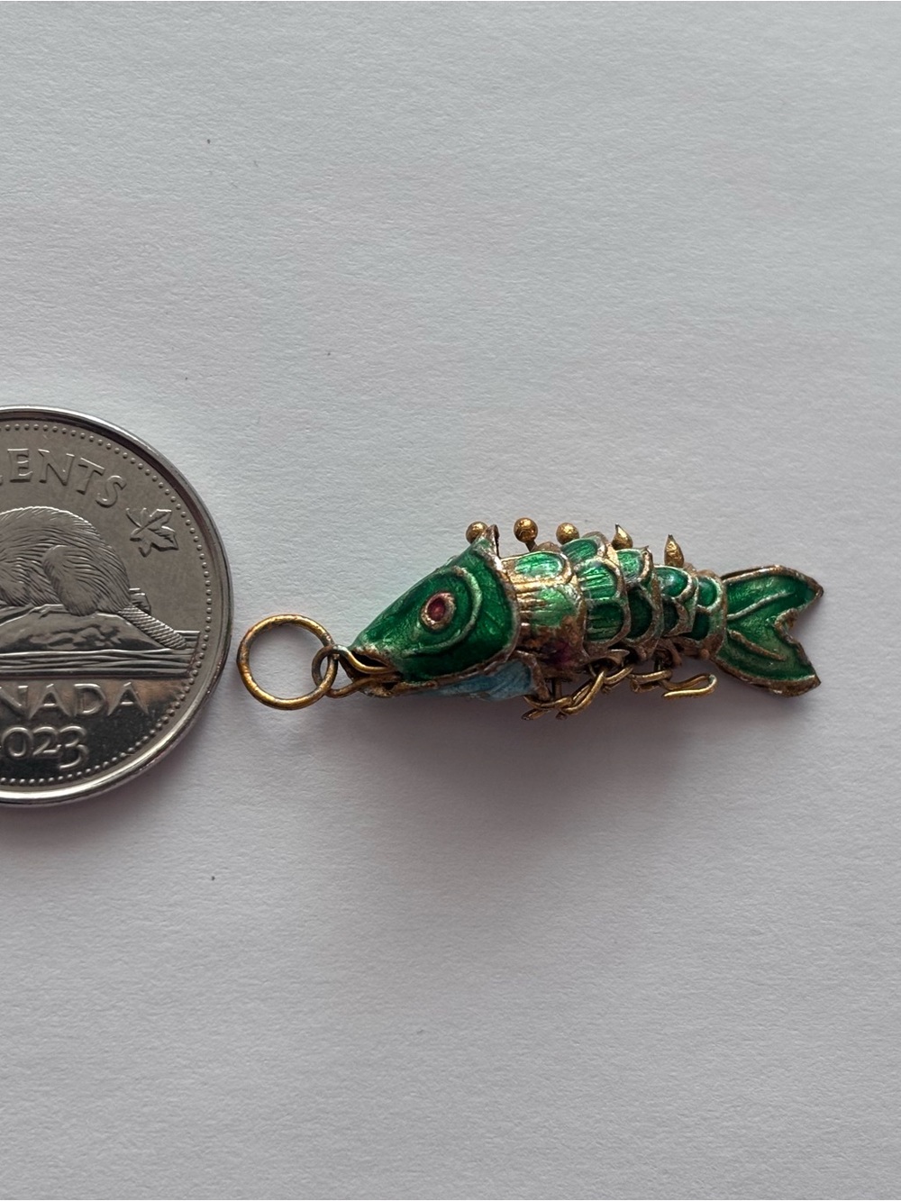 Vintage Chinese Green Fish
Pendant/Ornament